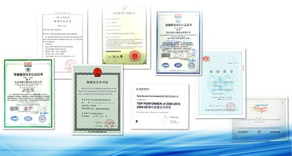 瑞源公司 公司資質(zhì)